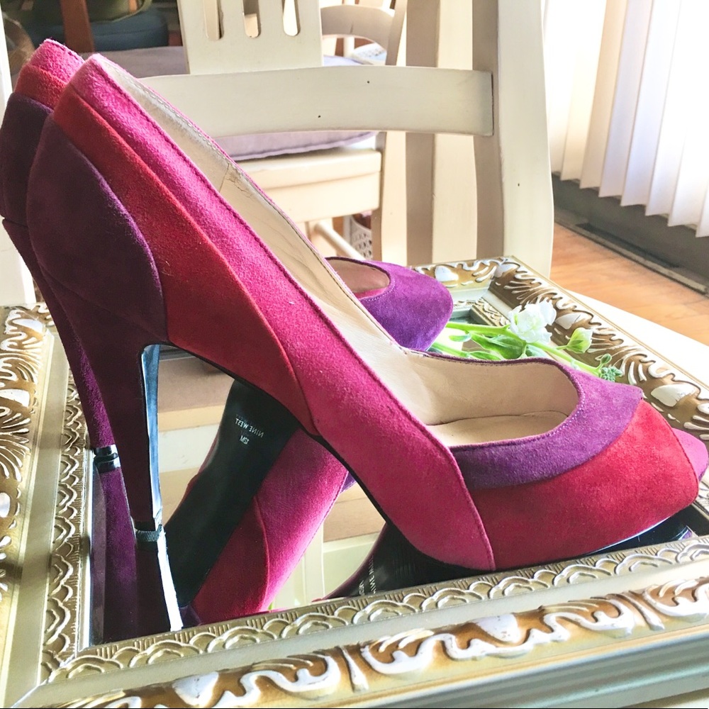 Nine West Peeptoe Heels